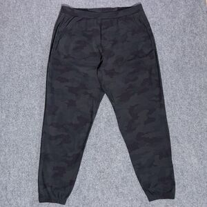 Lululemon Surge Jogger Heritage 365 Camo Black Pants Mens XL 29" Performance Gym